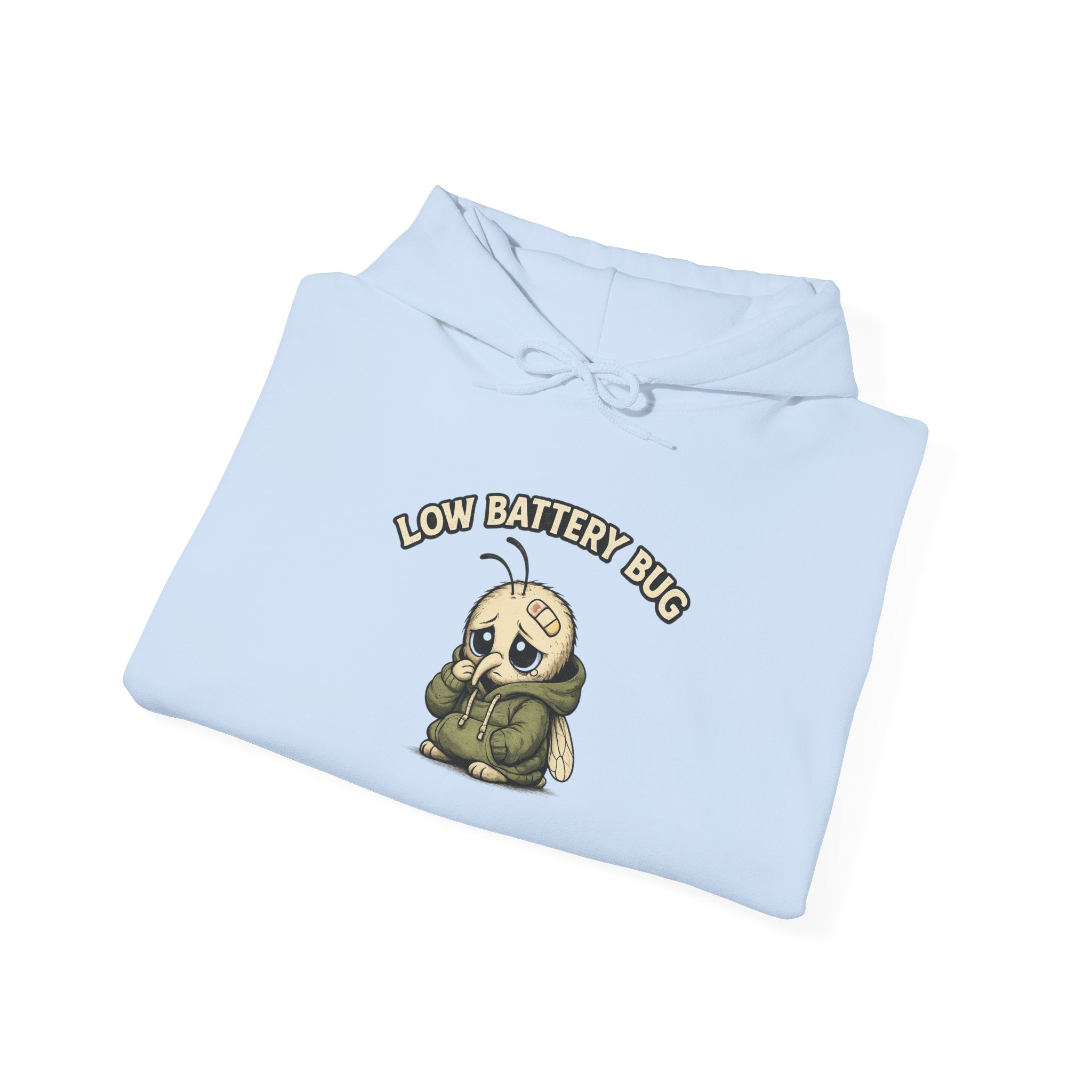 Low Battery Bug Hoodie | Still Buzzing Co.