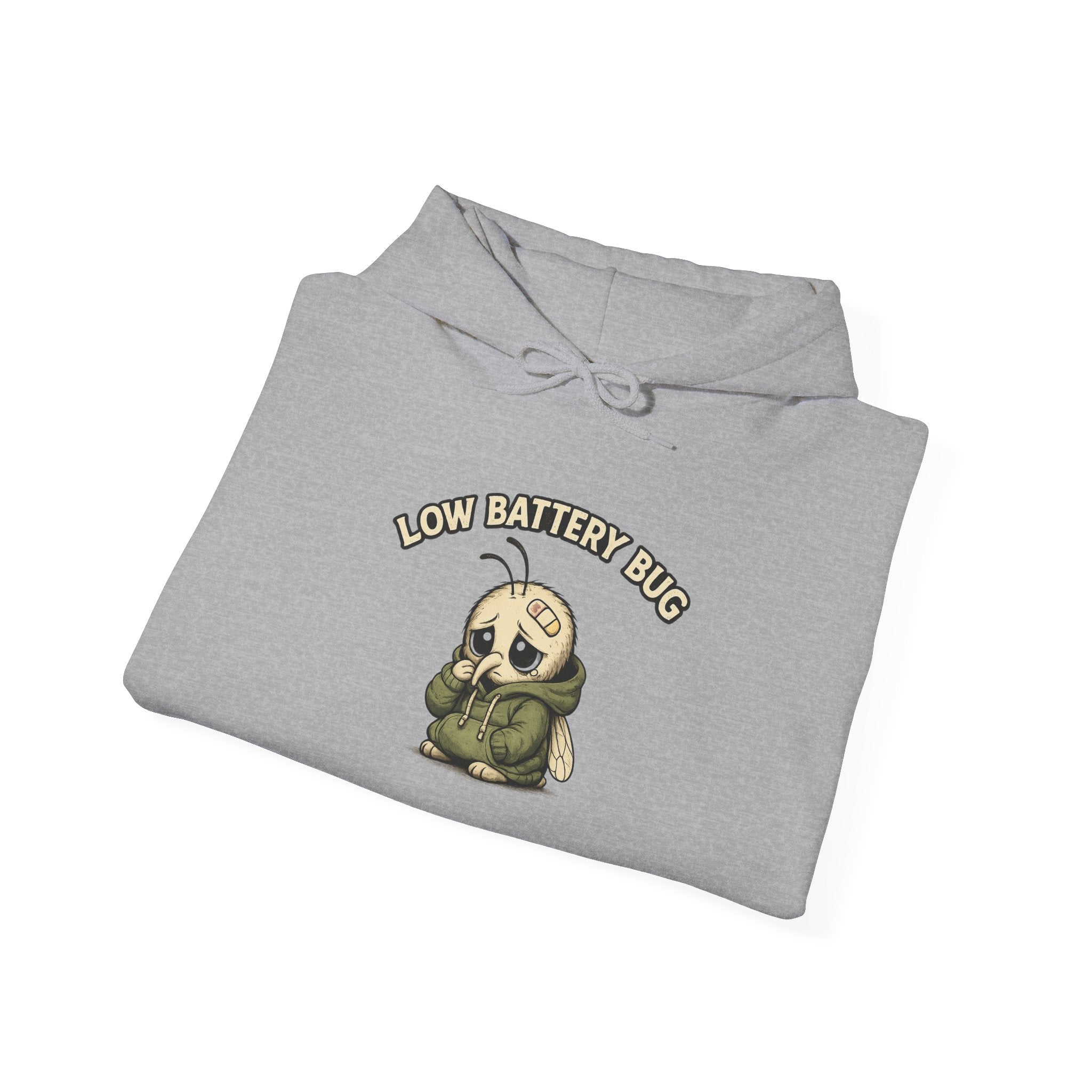 Low Battery Bug Hoodie | Still Buzzing Co.