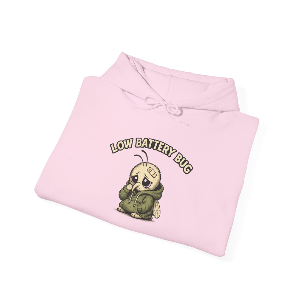 Low Battery Bug Hoodie | Still Buzzing Co.