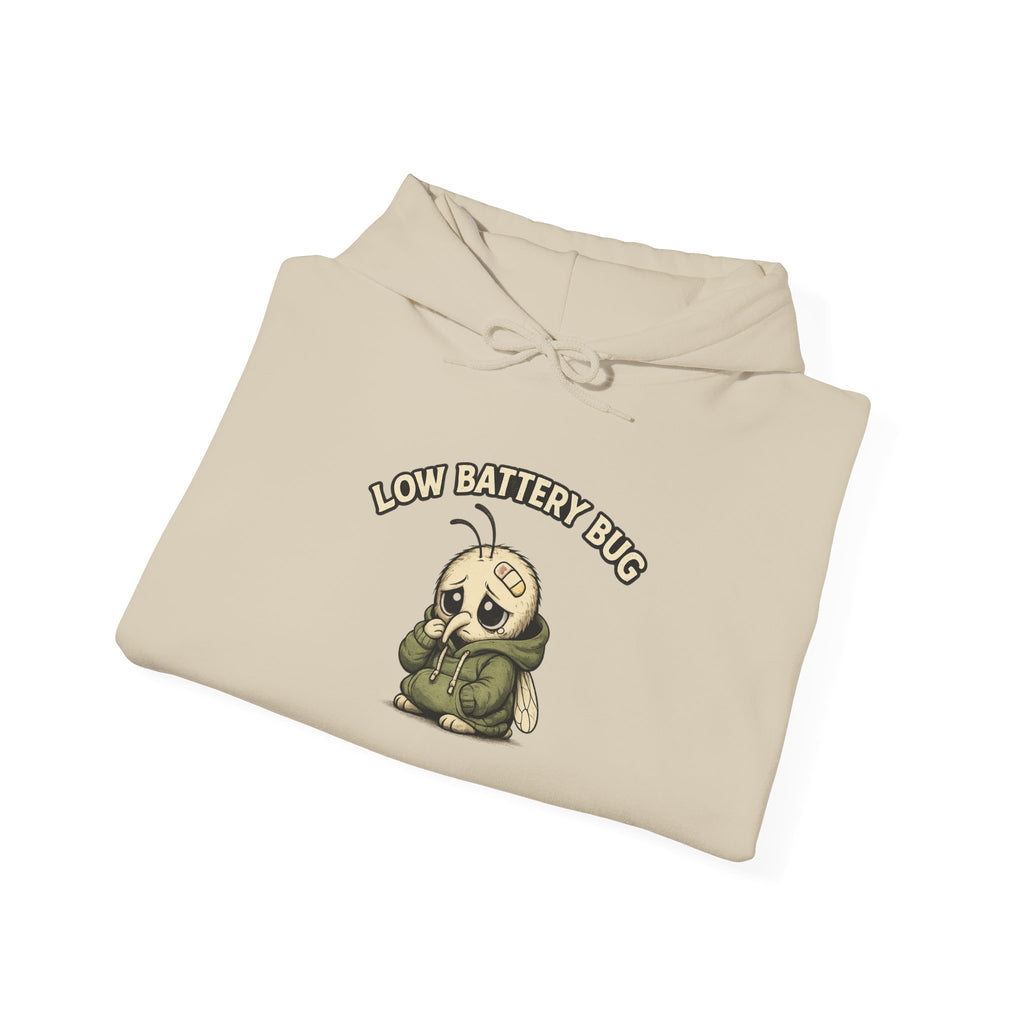 Low Battery Bug Hoodie | Still Buzzing Co.