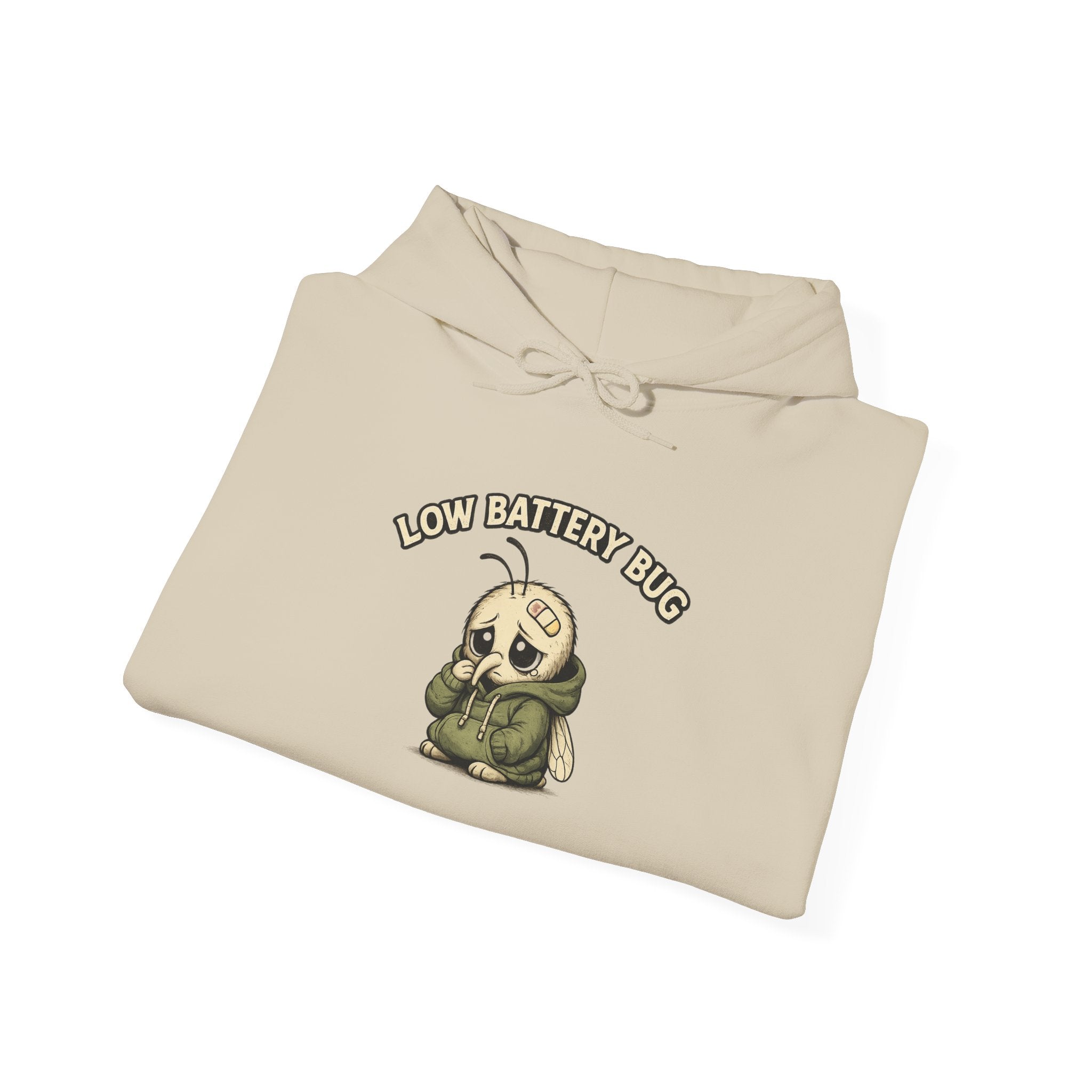 Low Battery Bug Hoodie | Still Buzzing Co.