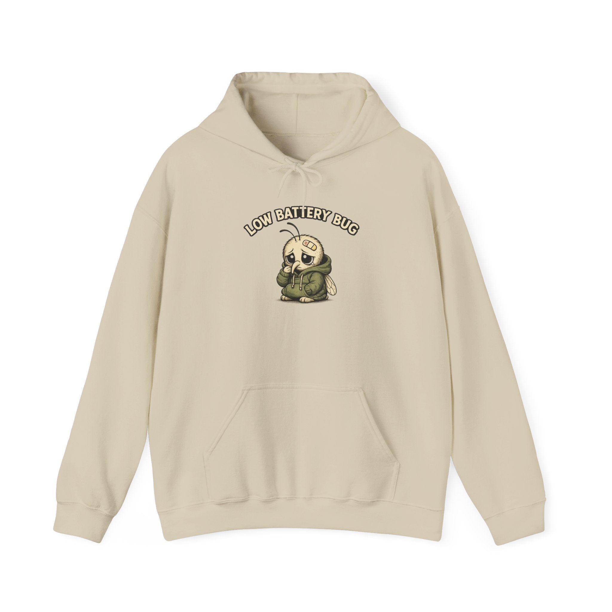 Low Battery Bug Hoodie | Still Buzzing Co.