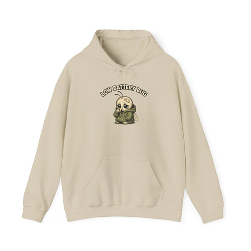 Low Battery Bug Hoodie | Still Buzzing Co.