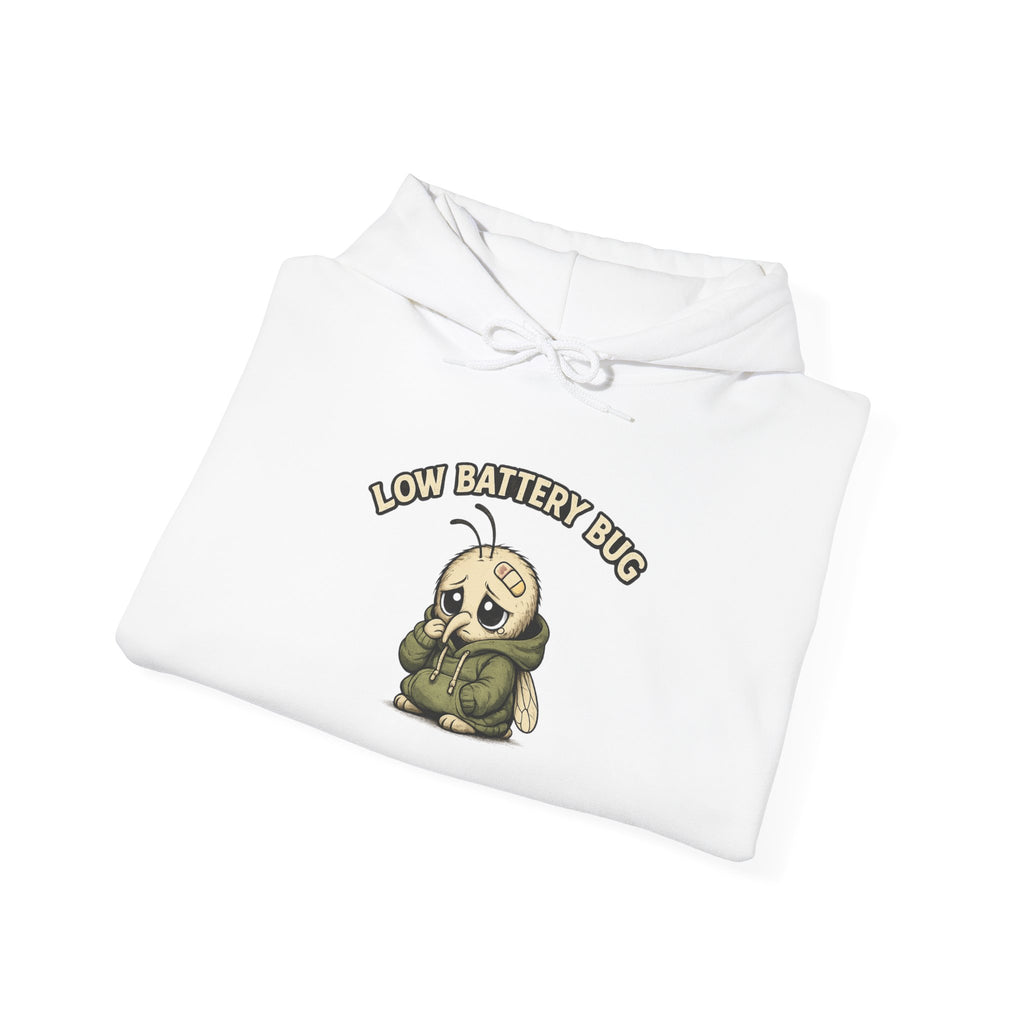 Low Battery Bug Hoodie | Still Buzzing Co.