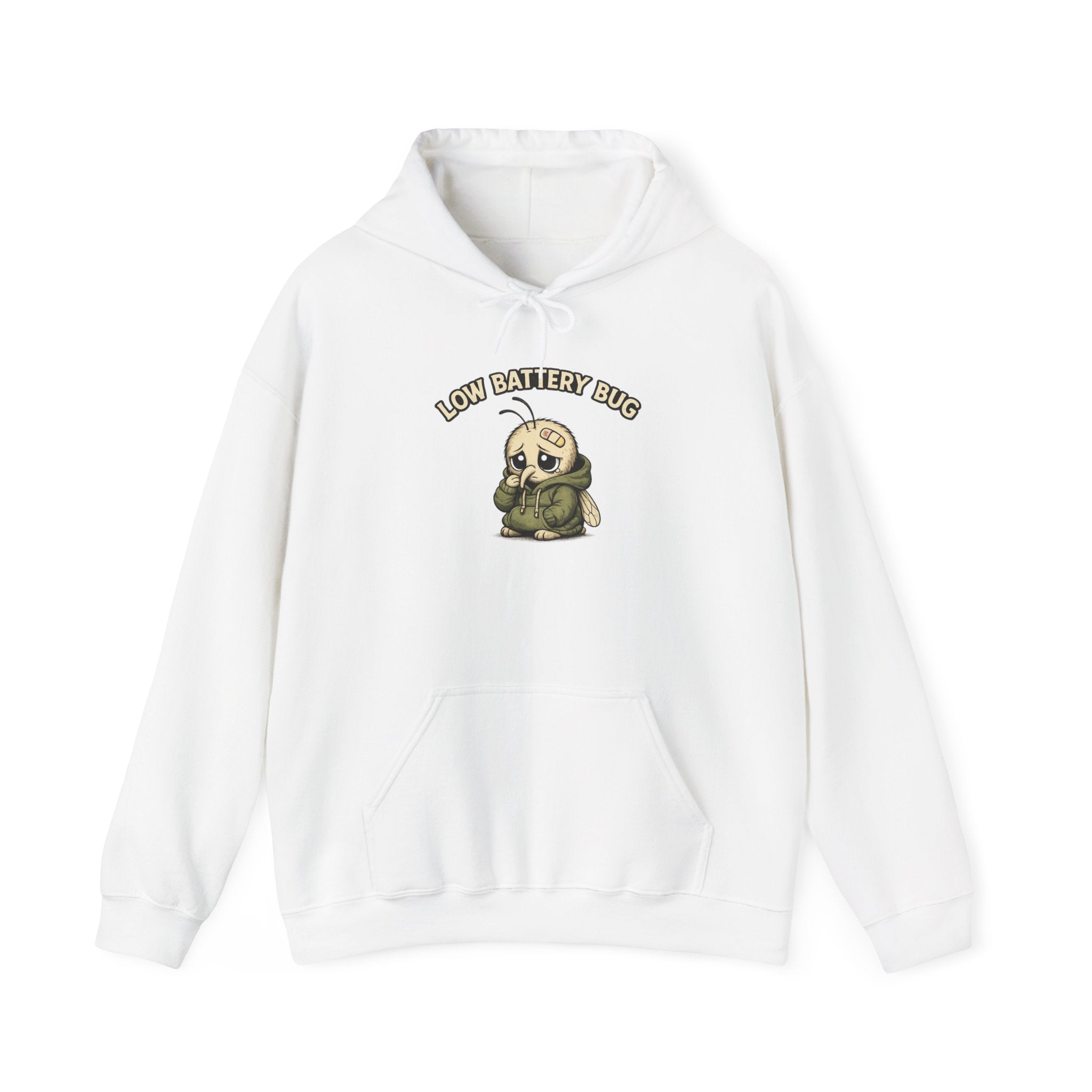 Low Battery Bug Hoodie | Still Buzzing Co.